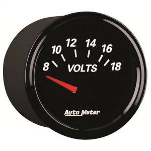 Autometer - AutoMeter GAUGE VOLTMETER 2 1/16in. 18V ELEC DESIGNER BLACK II - 1293 - Image 5