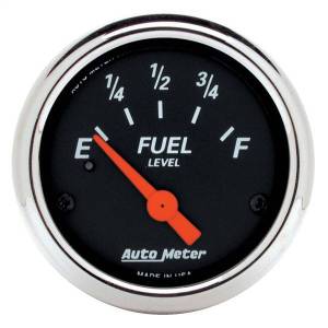 AutoMeter GAUGE FUEL LEVEL 2 1/16in. 240OE TO 33OF ELEC DESIGNER BLACK - 1424