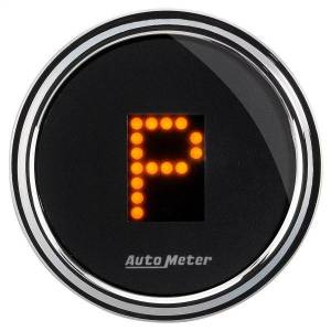 Autometer - AutoMeter GAUGE GEAR POS 2 1/16in. INCL INDICATORS BLACK DIAL DOME LENS CHROME BEZEL - 1460 - Image 4