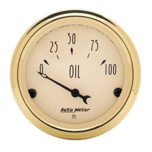 AutoMeter GAUGE OIL PRESS 2 1/16in. 100PSI ELEC GOLDEN OLDIES - 1528