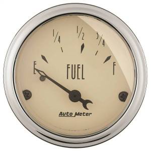 AutoMeter GAUGE FUEL LEVEL 2 1/16in. 73OE TO 10OF ELEC ANTIQUE BEIGE - 1816