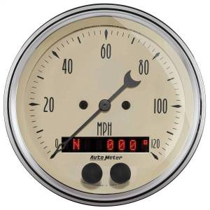 Autometer - AutoMeter GAUGE KIT 5 PC. 3 3/8in./2 1/16in. GPS SPEEDOMETER ANTIQUE BEIGE - 1850 - Image 9