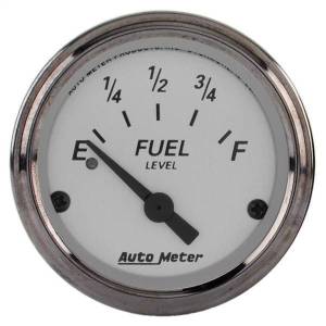 AutoMeter GAUGE FUEL LEVEL 2 1/16in. 240OE TO 33OF ELEC AMERICAN PLATINUM - 1906