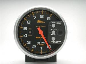 AutoMeter GAUGE TACH 5in. 9K RPM PEDESTAL W/RPM PLAYBACK BLACK PRO-CYCLE - 19266