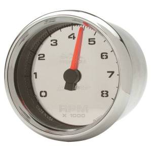 AutoMeter GAUGE TACH 2-5/8in. 8K RPM 2/4 CYLINDER CHROME PRO-CYCLE - 19308