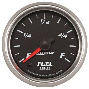 AutoMeter GAUGE FUEL LEVEL 2 1/16in. 0-280O PROGRAMMABLE BLACK PRO-CYCLE - 19609