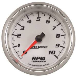 AutoMeter GAUGE TACHOMETER 3 3/8in. 10K RPM WHITE PRO-CYCLE - 19798