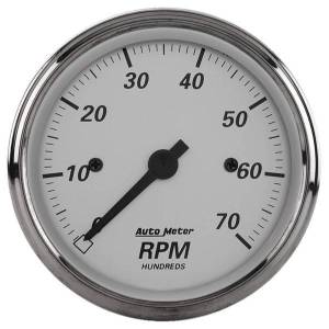 AutoMeter GAUGE TACHOMETER 3 1/8in. 7K RPM IN-DASH AMERICAN PLATINUM - 1995
