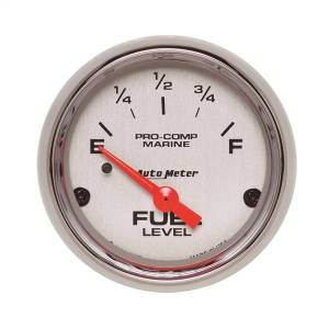 AutoMeter GAUGE FUEL LEVEL 2 1/16in. 240OE TO 33OF ELEC MARINE CHROME - 200760-35