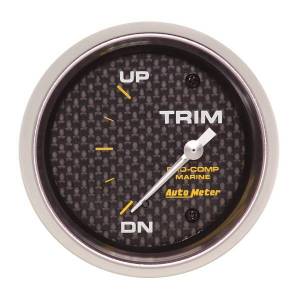 AutoMeter GAUGE TRIM LEVEL 2 5/8in. 0ODOWN-90OUP ELECTRIC MARINE CARBON FIBER - 200767-40