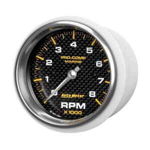 Autometer - AutoMeter GAUGE TACHOMETER 3 3/8in. 8K RPM MARINE CARBON FIBER - 200779-40 - Image 2