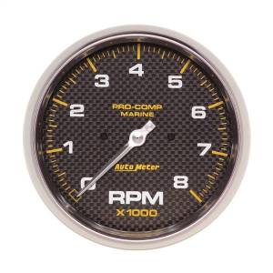 AutoMeter GAUGE TACHOMETER 5in. 8K RPM MARINE CARBON FIBER - 200797-40
