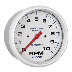 Autometer - AutoMeter GAUGE TACHOMETER 5in. 10K RPM MARINE WHITE - 200801 - Image 3