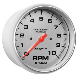 Autometer - AutoMeter GAUGE TACHOMETER 5in. 10K RPM MARINE SILVER - 200801-33 - Image 3