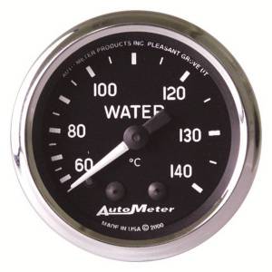 AutoMeter GAUGE WATER TEMP 2 1/16in. 60-140deg.C MECHANICAL COBRA - 201007