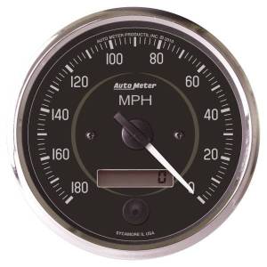 AutoMeter GAUGE SPEEDOMETER 4in. 180MPH ELEC. PROGRAM. (REVERSE ROTATION) COBRA - 201013