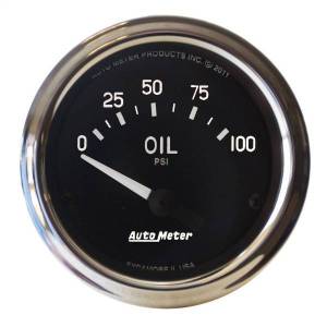 AutoMeter GAUGE OIL PRESSURE 2 1/16in. 100PSI ELECTRIC COBRA - 201014