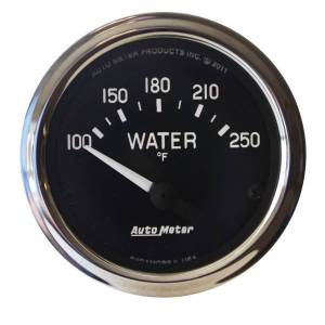 AutoMeter GAUGE WATER TEMP 2 1/16in. 100-250deg.F ELECTRIC COBRA - 201015