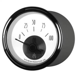 Autometer - AutoMeter GAUGE OIL PRESS 2 1/16in. 100PSI ELEC PRESTIGE PEARL - 2026 - Image 3