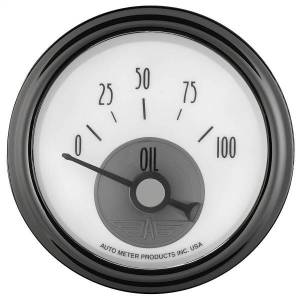 Autometer - AutoMeter GAUGE OIL PRESS 2 1/16in. 100PSI ELEC PRESTIGE PEARL - 2026 - Image 5
