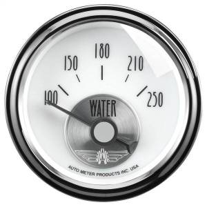 Autometer - AutoMeter GAUGE WATER TEMP 2 1/16in. 250deg.F ELEC PRESTIGE PEARL - 2039 - Image 1