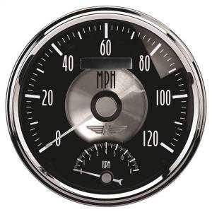 AutoMeter GAUGE TACH/SPEEDO 5in. 120MPH/8K RPM ELEC. PROGRAM PRESTIGE BLK. DIAMOND - 2091