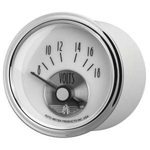 Autometer - AutoMeter GAUGE VOLTMETER 2 1/16in. 18V ELEC PRESTIGE PEARL - 2094 - Image 2