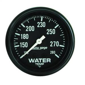AutoMeter GAUGE WATER TEMPERATURE 2 5/8in. 100-280deg.F MECHANICAL BLACK AUTOGAGE - 2313