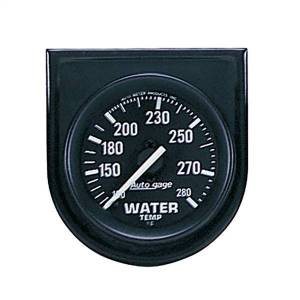 AutoMeter GAUGE CONSOLE WATER TEMP 2in. 280deg.F BLK DIAL BLK BEZEL AUTOGAGE - 2333