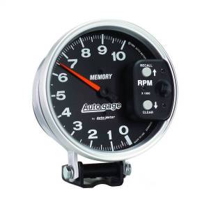 Autometer - AutoMeter GAUGE TACHOMETER 5in. 10K RPM PEDESTAL W/PEAK MEMORY BLACK AUTO GAGE - 233902 - Image 2