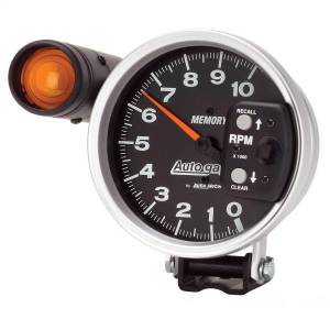 Autometer - AutoMeter GAUGE TACH 5in. 10K RPM PEDESTAL W/EXT. SHIFT-LITE/MEM BLACK AUTO GAGE - 233906 - Image 2