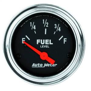 AutoMeter GAUGE FUEL LEVEL 2 1/16in. 0OE TO 90OF ELEC TRADITIONAL CHROME - 2514