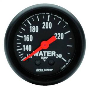 AutoMeter GAUGE WATER TEMP 2 1/16in. 120-240deg.F MECHANICAL Z-SERIES - 2607