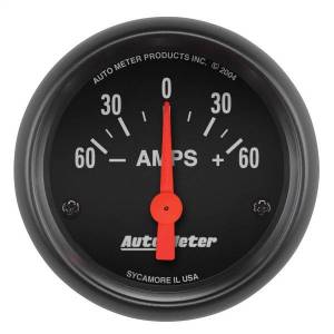 AutoMeter GAUGE AMMETER 2 1/16in. 60A ELECTRIC Z-SERIES - 2644