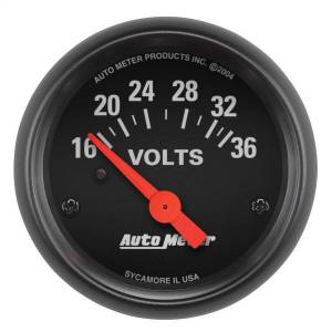 AutoMeter GAUGE VOLTMETER 2 1/16in. 16-36V ELEC Z-SERIES - 2651