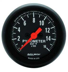 AutoMeter GAUGE PYROMETER (EGT) 2 1/16in. 1600deg.F DIGITAL STEPPER MOTOR Z-SERIES - 2654