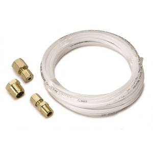 AutoMeter TUBING NYLON 1/8in. 12FT. LENGTH INCL. 1/8in. NPTF BRASS COMPRESSION FITTING - 3226