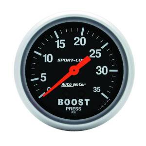 AutoMeter GAUGE BOOST 2 5/8in. 35PSI MECHANICAL SPORT-COMP - 3404