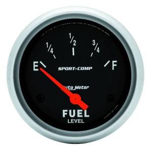 AutoMeter GAUGE FUEL LEVEL 2 5/8in. 0OE TO 90OF ELEC SPORT-COMP - 3514