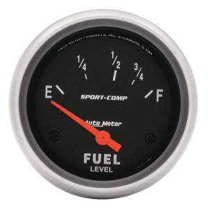 AutoMeter GAUGE FUEL LEVEL 2 5/8in. 73OE TO 10OF ELEC SPORT-COMP - 3515