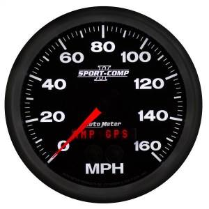 Autometer - AutoMeter GAUGE SPEEDOMETER 5in. 160MPH GPS SPORT-COMP II - 3681 - Image 6