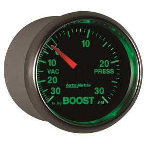 Autometer - AutoMeter GAUGE VAC/BOOST 2 1/16in. 30INHG-30PSI MECHANICAL GS - 3803 - Image 4