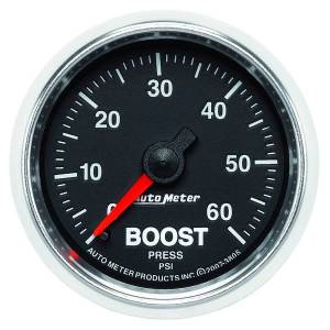 AutoMeter GAUGE BOOST 2 1/16in. 60PSI MECHANICAL GS - 3805