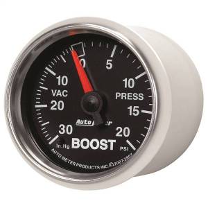 Autometer - AutoMeter GAUGE VAC/BOOST 2 1/16in. 30INHG-20PSI MECHANICAL GS - 3807 - Image 2