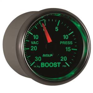 Autometer - AutoMeter GAUGE VAC/BOOST 2 1/16in. 30INHG-20PSI MECHANICAL GS - 3807 - Image 5