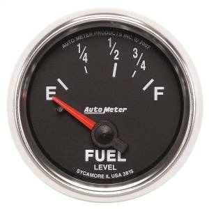 Autometer - AutoMeter GAUGE FUEL LEVEL 2 1/16in. 73OE TO 10OF ELEC GS - 3815 - Image 1