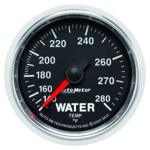 AutoMeter GAUGE WATER TEMP 2 1/16in. 140-280deg.F MECHANICAL GS - 3831