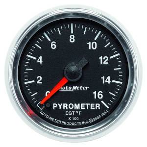 AutoMeter GAUGE PYROMETER (EGT) 2 1/16in. 1600deg.F DIGITAL STEPPER MOTOR GS - 3844