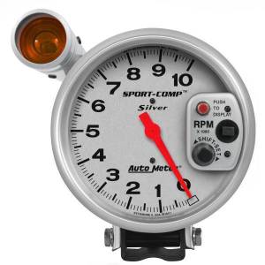 AutoMeter GAUGE TACHOMETER 5in. 10K RPM PEDESTAL W/EXT. SHIFT-LITE ULTRA-LITE - 3911