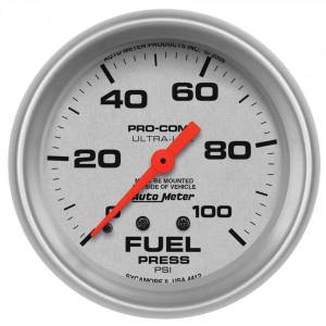 AutoMeter GAUGE FUEL PRESSURE 2 5/8in. 100PSI MECHANICAL ULTRA-LITE - 4412